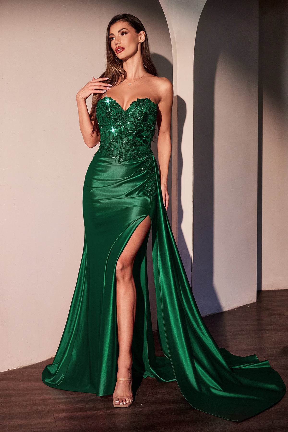Ladivine CDS530 Fitted Strapless Dress - NORMA REED
