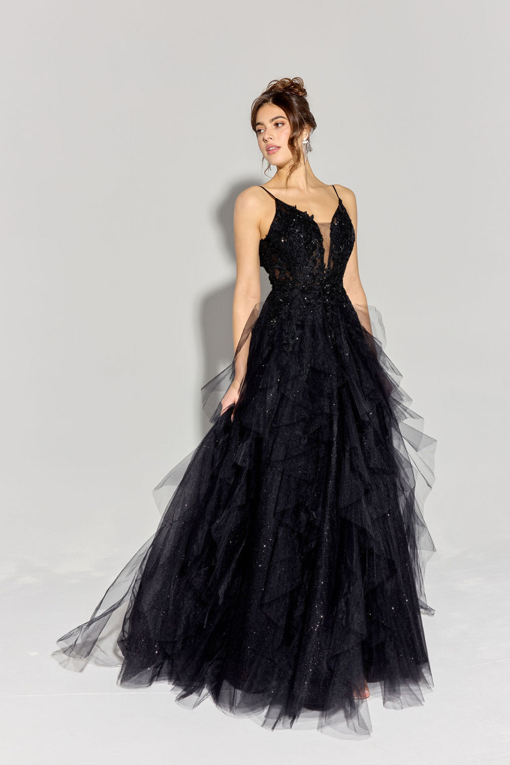Eureka EK188 Tulle Lace A Line Dress - NORMA REED