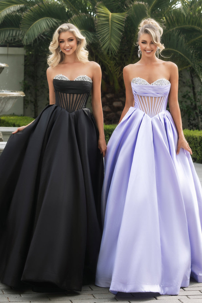 PORTIA & SCARLETT PS25306 Strapless Corset Ball Gown - NORMA REED