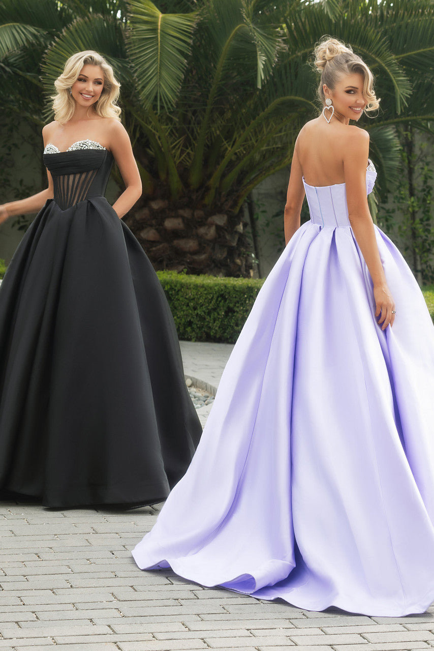 PORTIA & SCARLETT PS25306 Strapless Corset Ball Gown - NORMA REED
