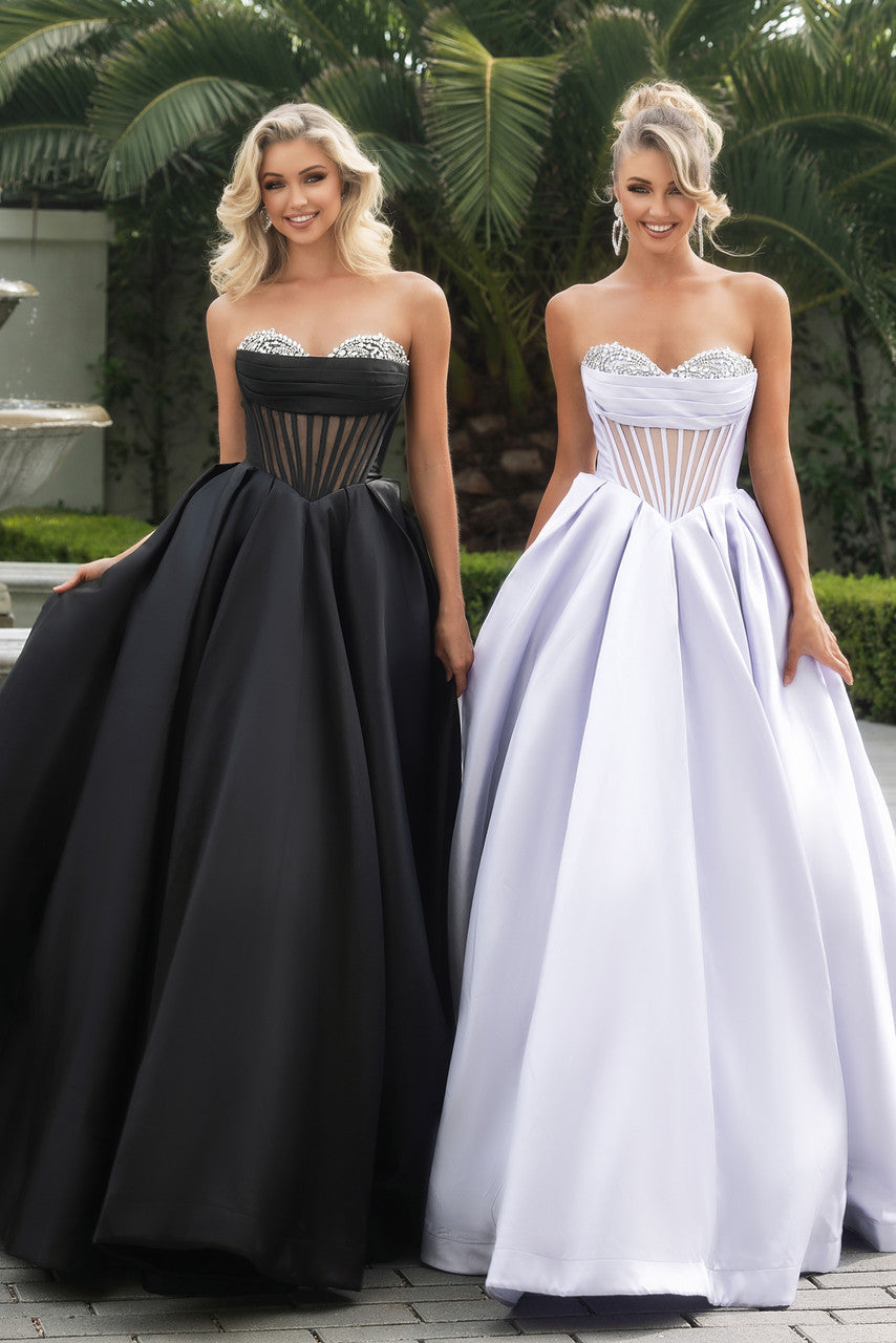 PORTIA & SCARLETT PS25306 Strapless Corset Ball Gown - NORMA REED