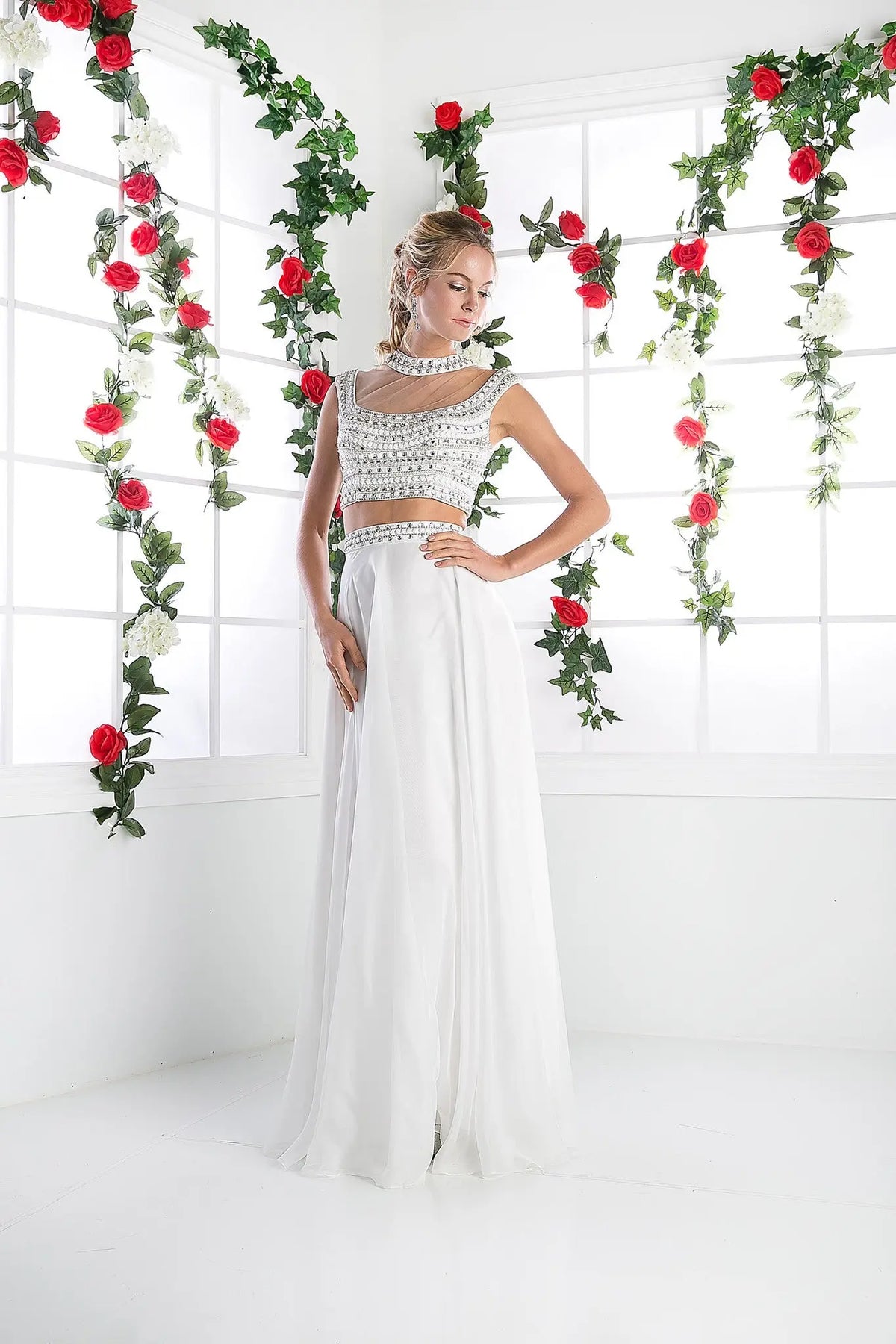 TWO PIECE PROM DRESSES NORMA REED