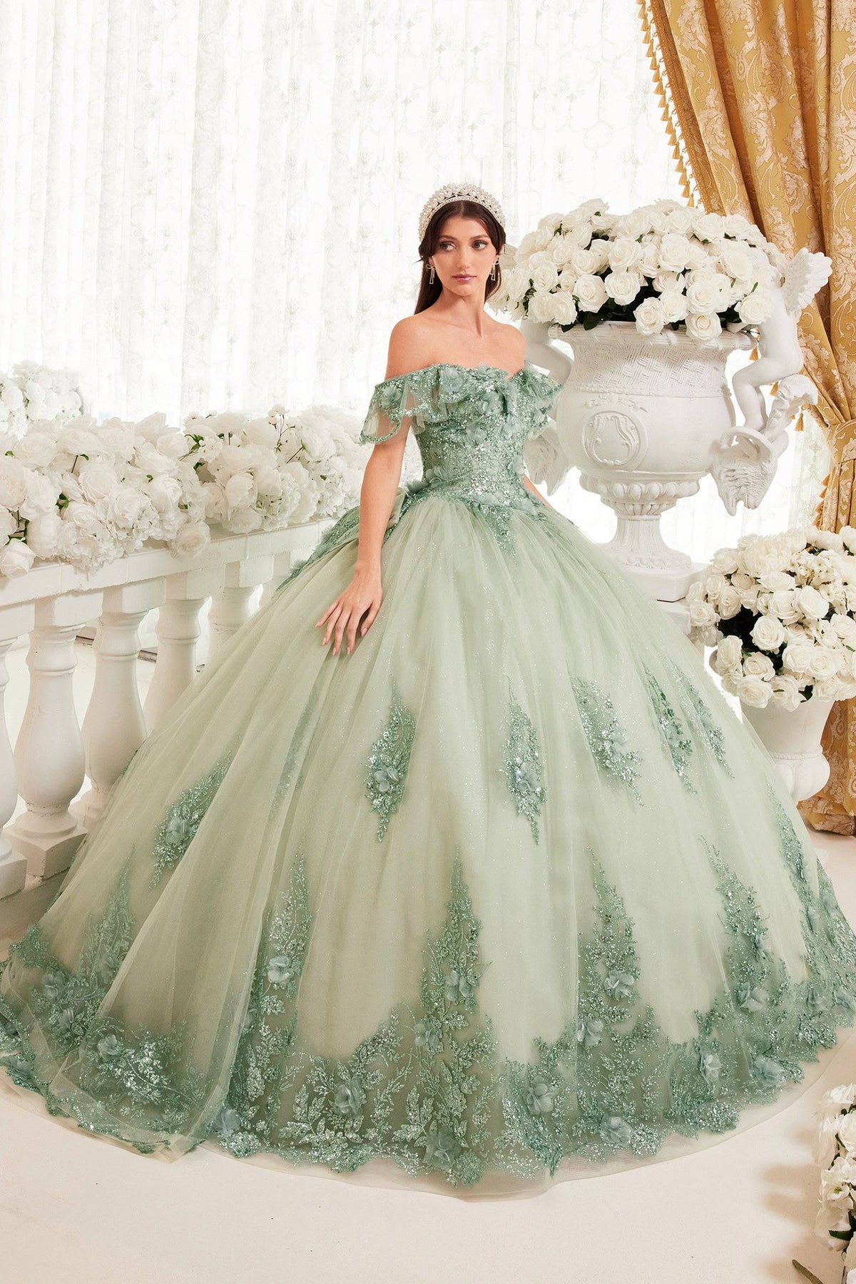 Cinderella Divine 15701 Quinceanera Ball Gown | Quinceanera Dress - NORMA REED