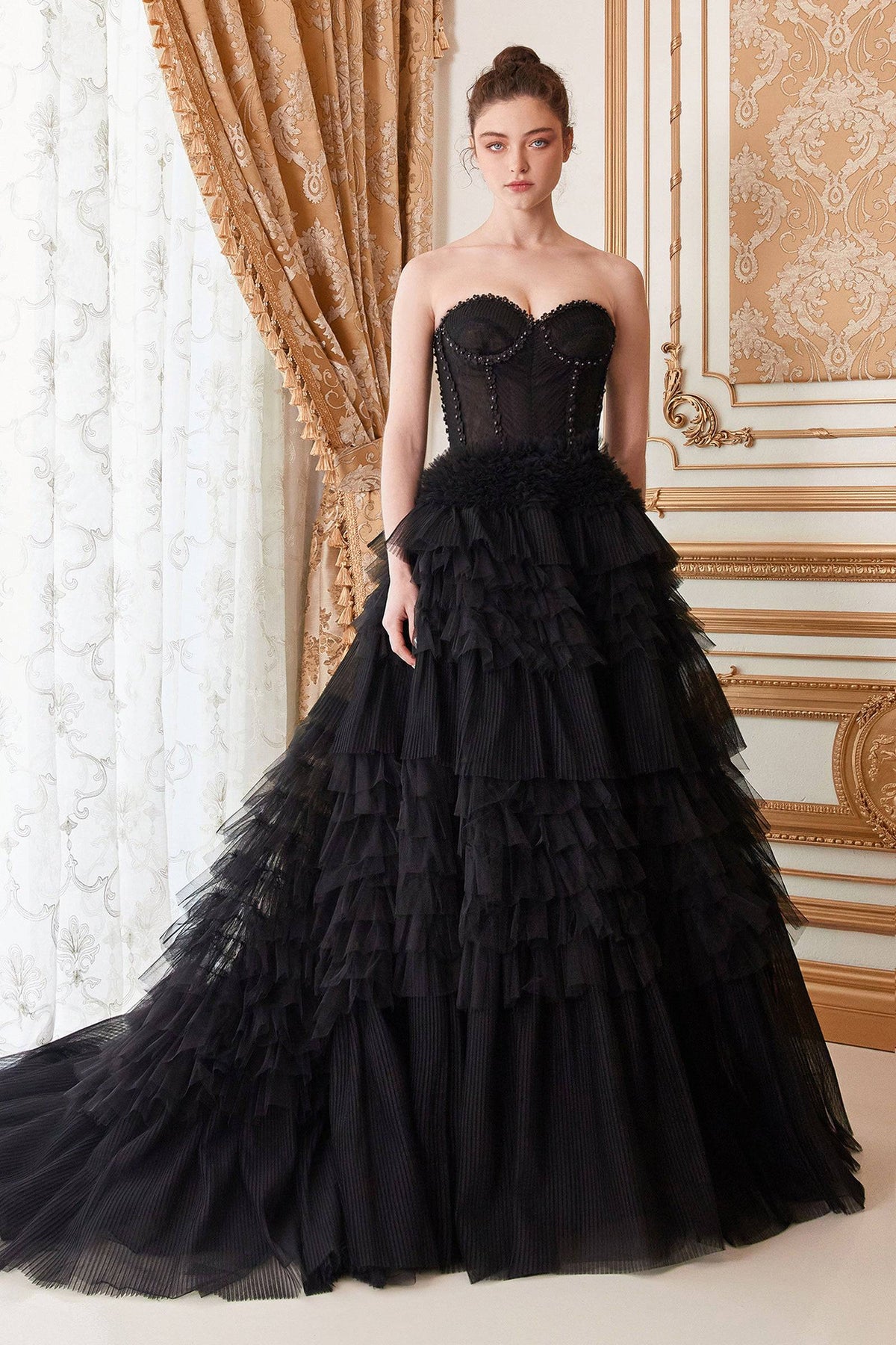 Andrea & Leo A1017 Corset Princessa Tulle Ball Gown - NORMA REED