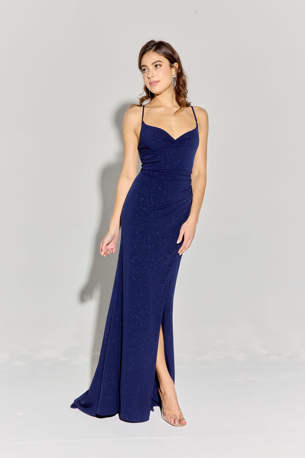 Eureka EK116 Shimmering Jersey Sparkle Dress