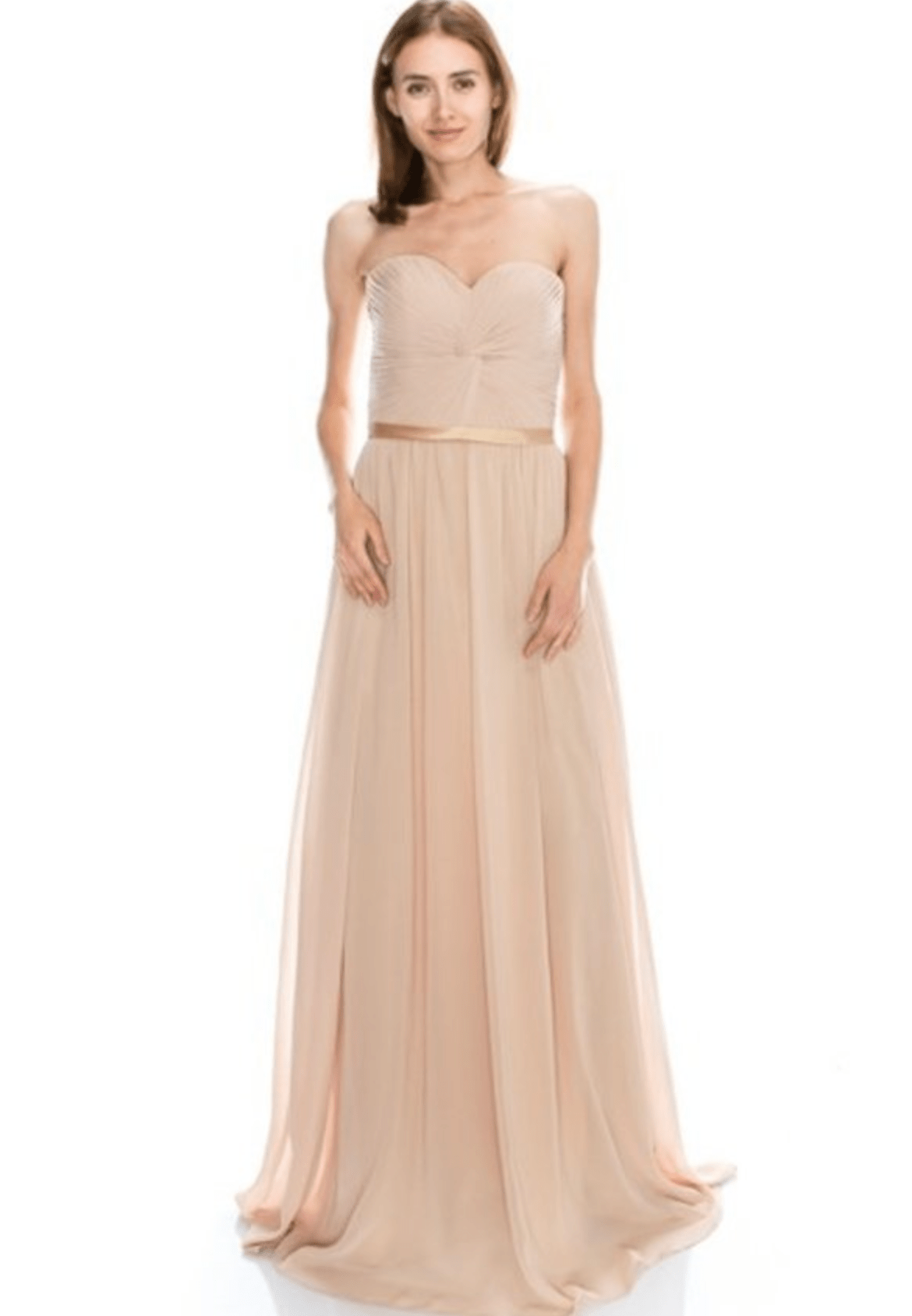 Strapless Chiffon Dress by Chicas | 16 Colors Collection 2 - NORMA REED