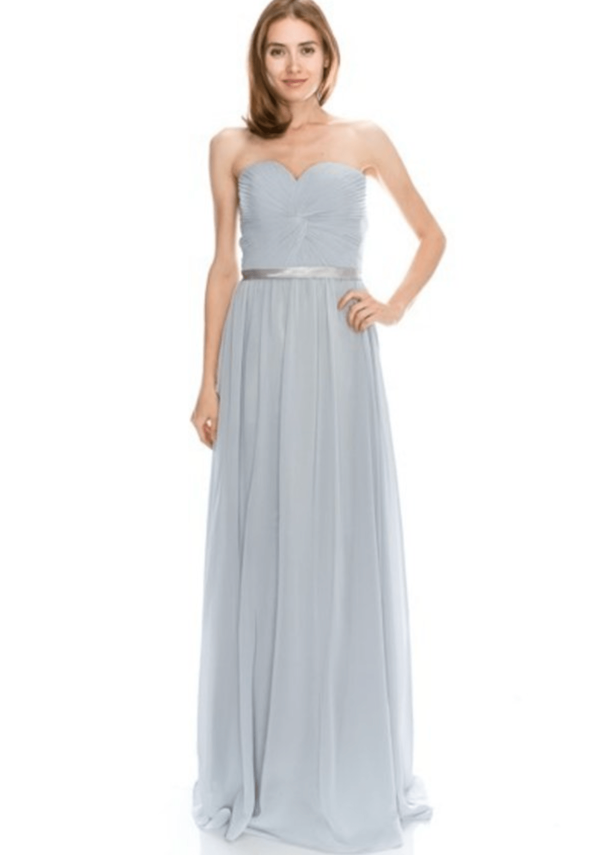 Strapless Chiffon Dress by Chicas | 16 Colors - NORMA REED