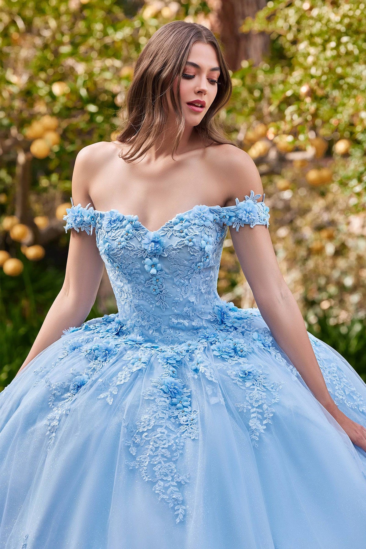 Cinderella Divine 15702 Off Shoulder Quinceanera Ball Gown - Norma Reed - NORMA REED