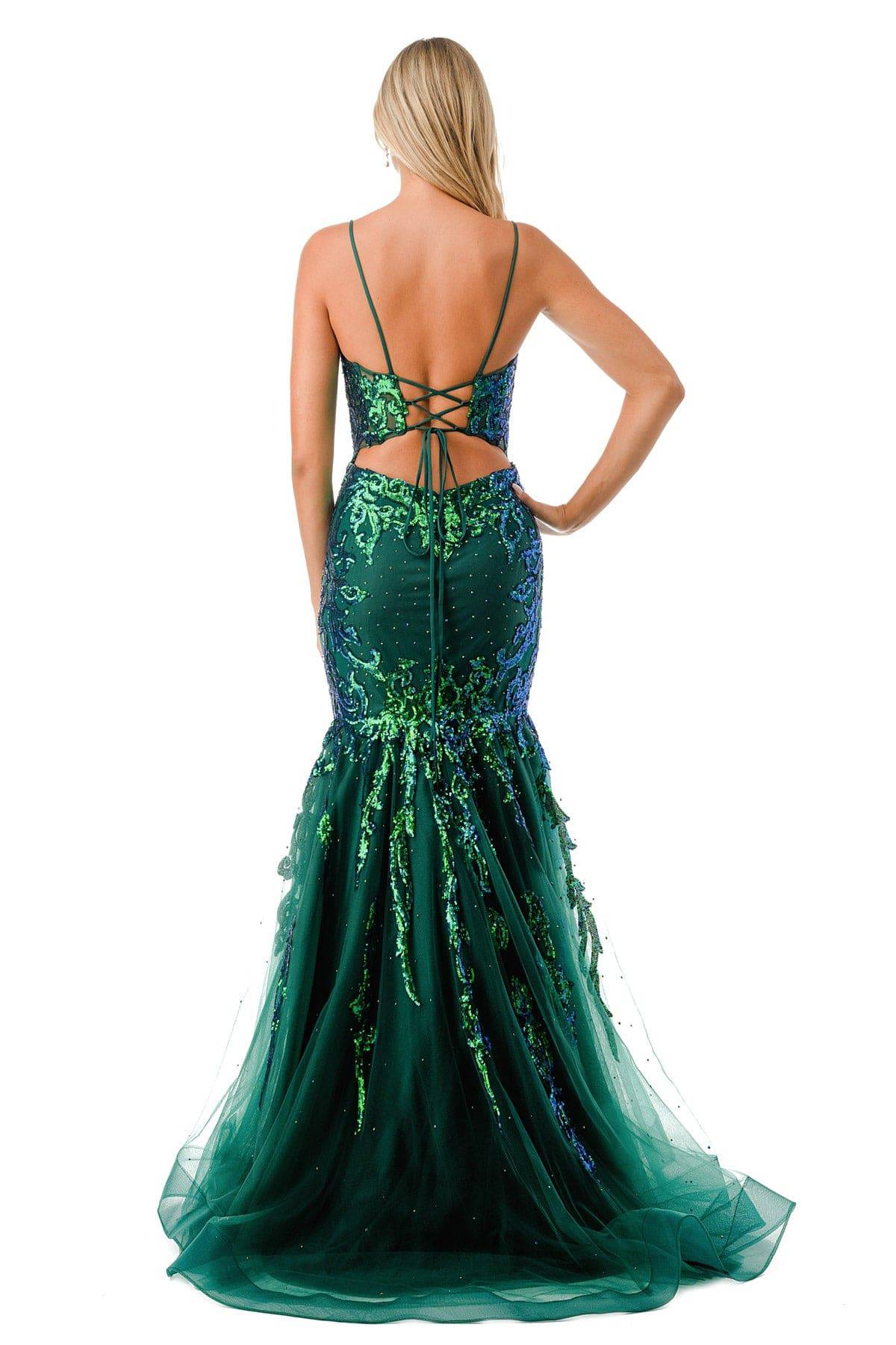 Aspeed Design L2659 Sparkling Emerald Green Mermaid Dress | 2 Colors - NORMA REED