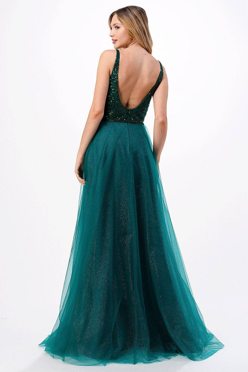 Aspeed Design L2684 Shimmering Emerald Green Gown - NORMA REED