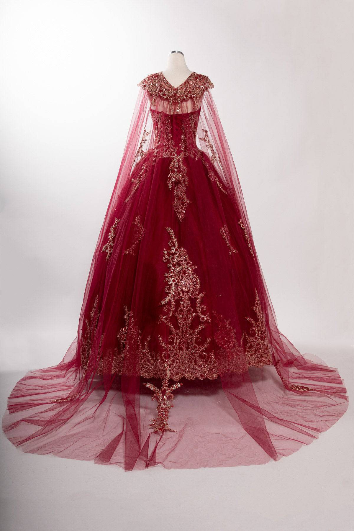 Aspeed L2726 Crystal Stone Embroidered Ball Gown - NORMA REED