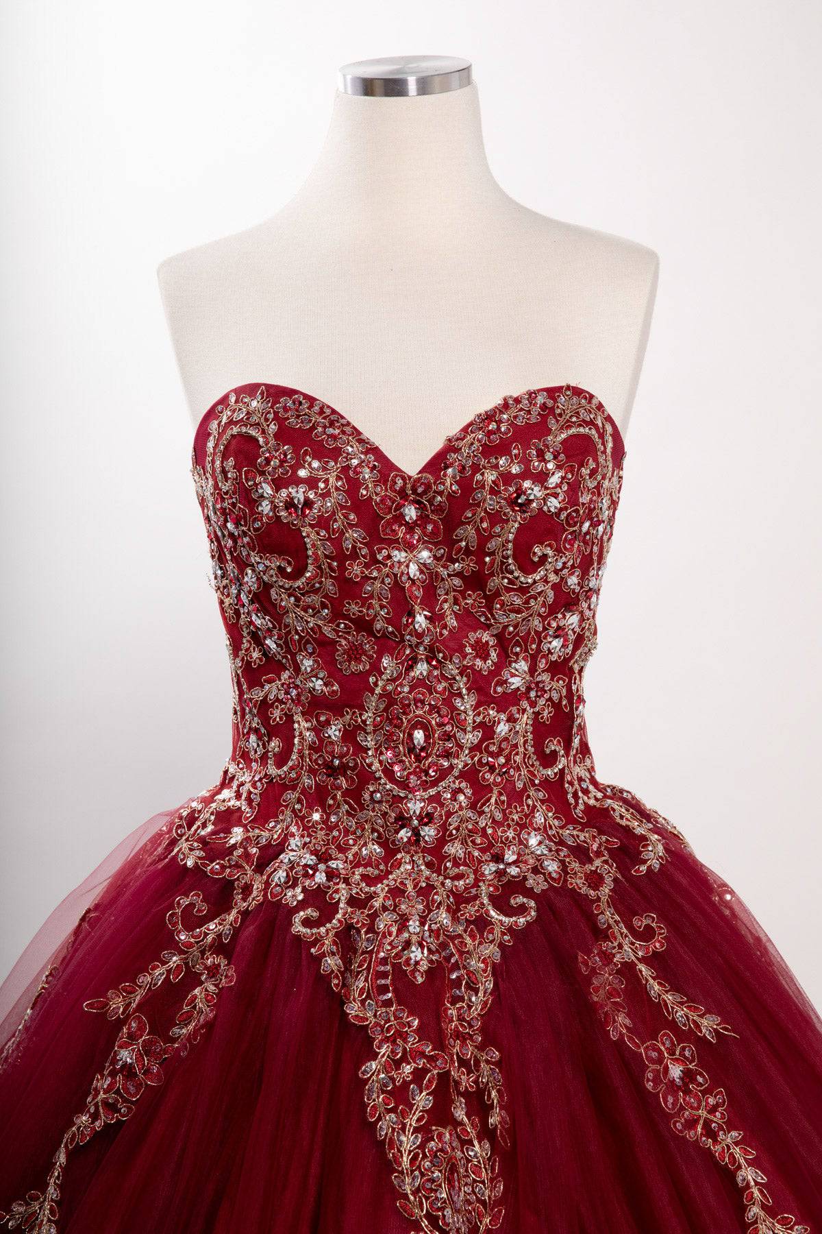 Aspeed L2726 Crystal Stone Embroidered Ball Gown - NORMA REED