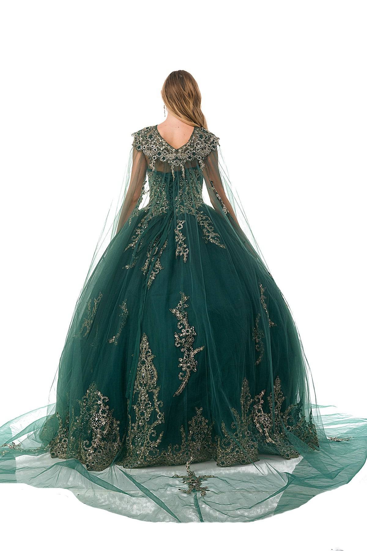 Aspeed L2726 Crystal Stone Embroidered Ball Gown - NORMA REED