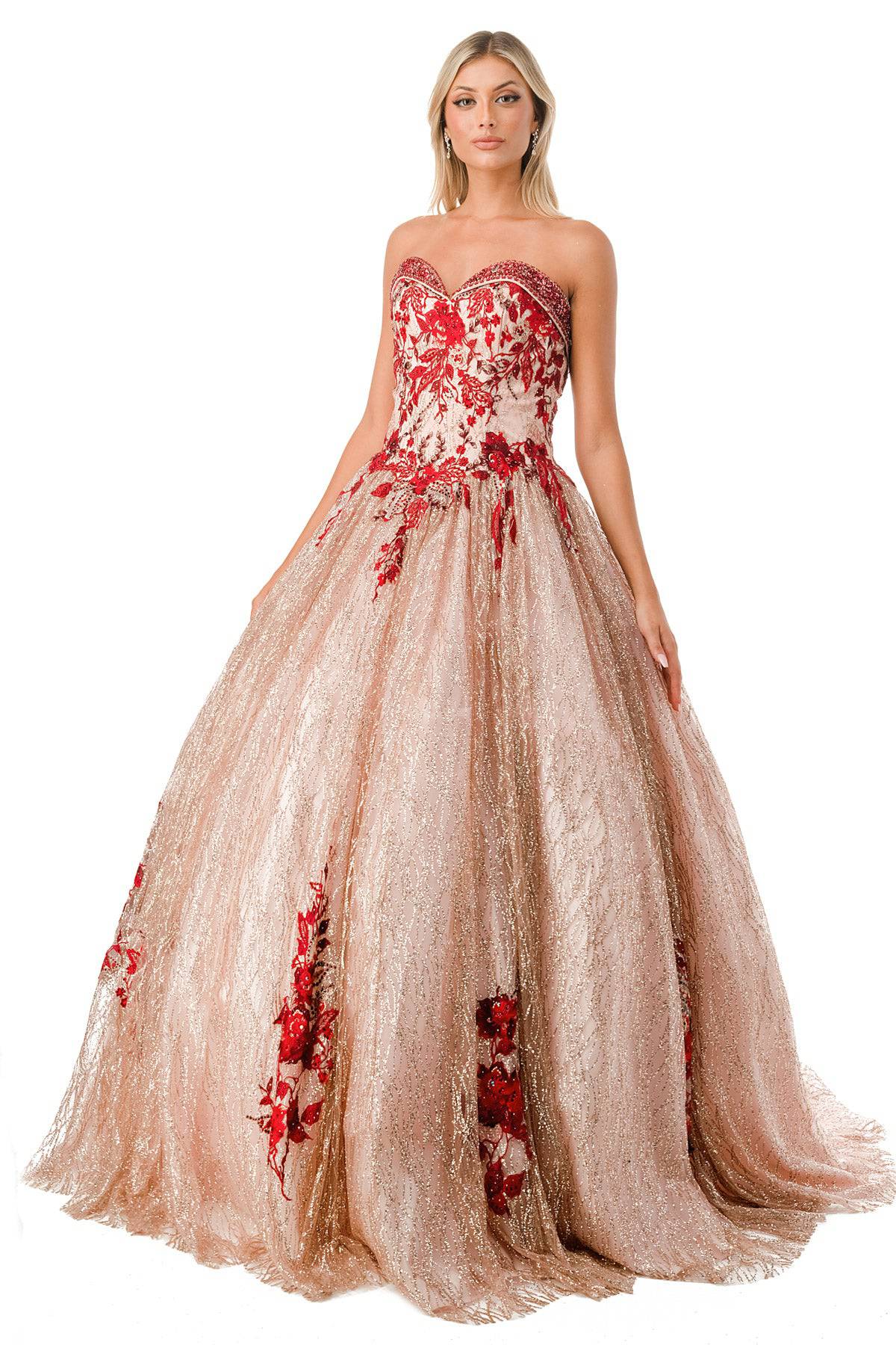 Aspeed L2730 Rose Gold Ball Gown - NORMA REED