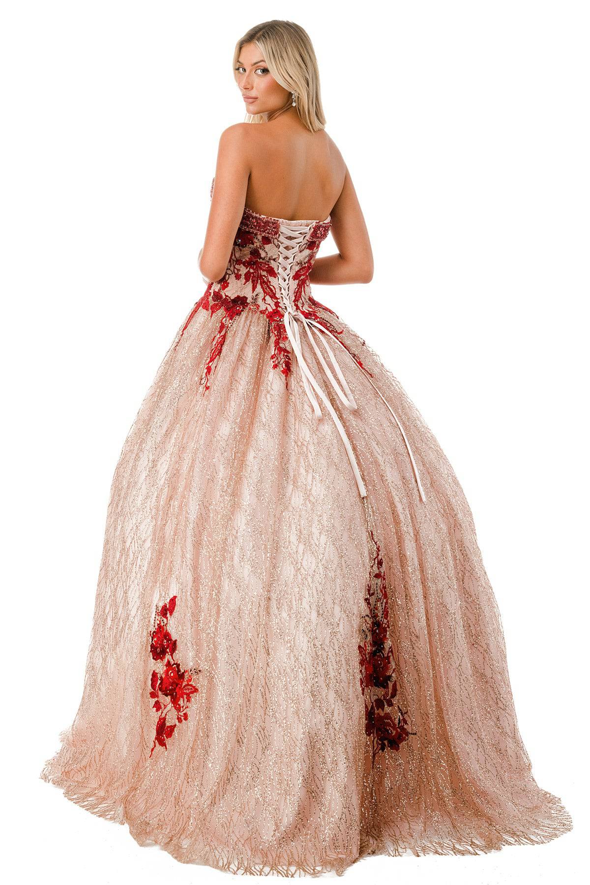 Aspeed L2730 Rose Gold Ball Gown - NORMA REED