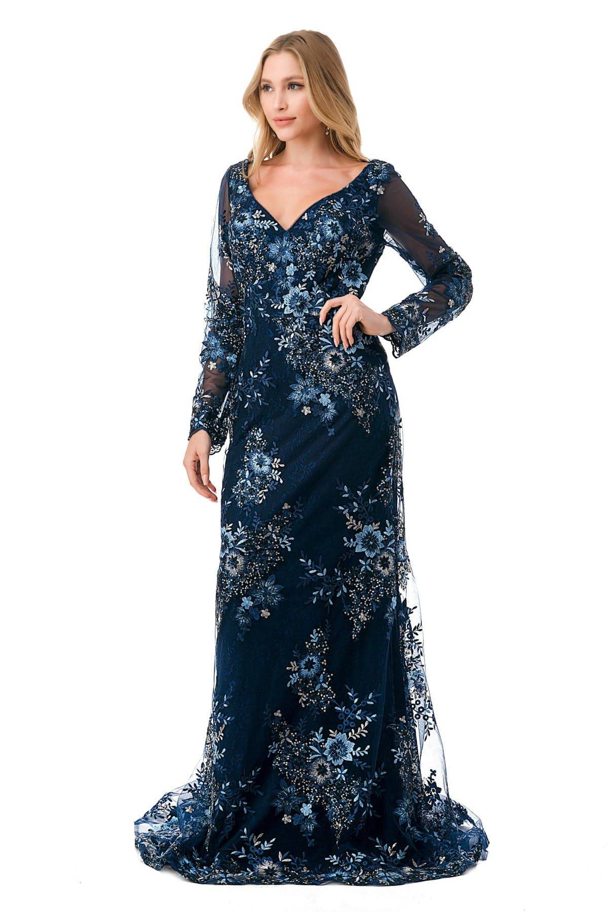 Aspeed M2768F Stunning Floral Lace Mermaid Dress - NORMA REED