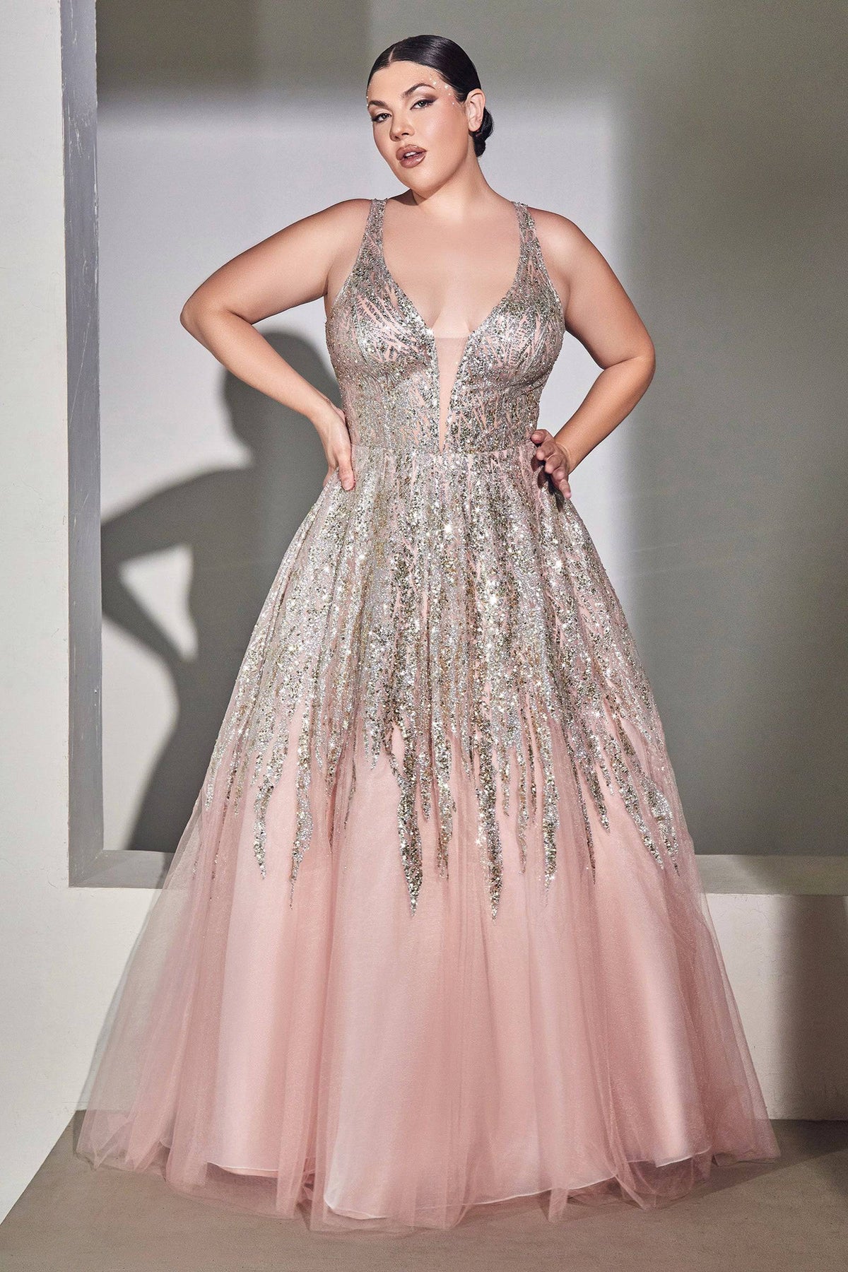 Cinderella Divine C135 Gorgeous Sequin Ball Gown - NORMA REED